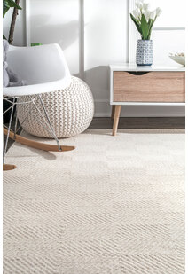 Dhurrie Tan Flatweave Wool Rug