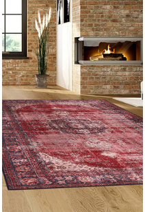 Diva Red Classic Overdyed Rug
