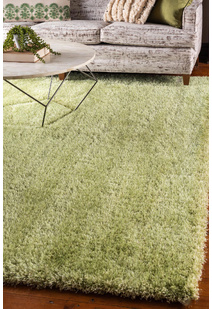 Dream Thick Green Shaggy Rug
