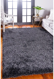 Dream Black Shaggy Rug DN236-BK