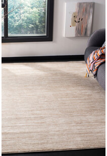 Domani Modern Plain White Rug