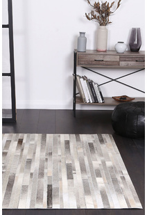 Elena Cow Hide Leather Rug