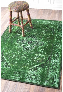 Ellie Overdyed Rubber Backed Rug