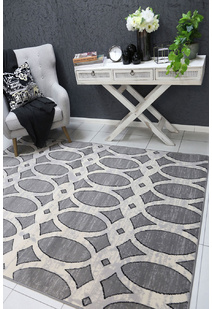 Emma Grey Modern Abstract Rug