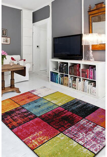 Ellen Modern Square Pattern Rug