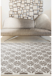 Fabian Geometric Beige Rug