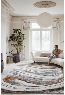 Fantasy Marble Rug FAN451-OG