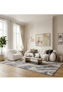 Fantasy Modern Marble Rug