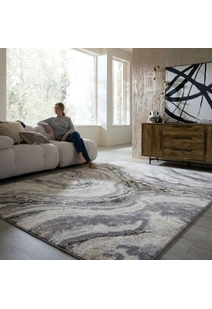 Fantasy Modern Marble Rug