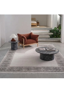 Fendi Geometric Border Rug