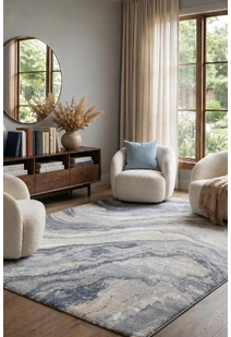 Foundation Marble Rug FOU490-BB