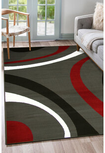 Gil Grey Modern Abstract Rug
