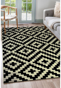 Gil Modern Diamond Pattern Rug