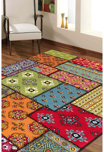 Grant Modern Patchwork Rug