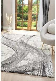 Hollis Modern Wavy Rug HB2338-GG