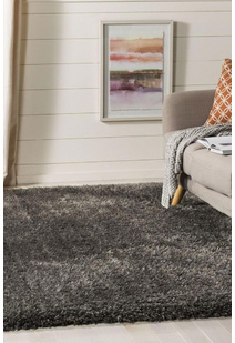 Havana Plain Grey Shaggy Rug