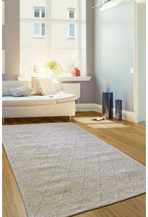 Harper Tan Diamond Wool Rug