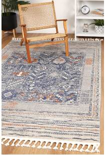 Inti Moroccan Fringed Tribal Rug