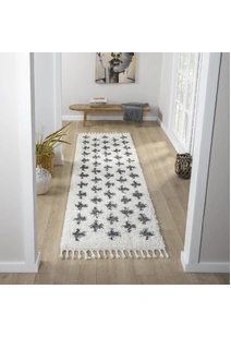 Joey Moroccan Cross Pattern Rug