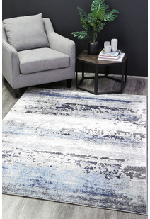 Juliet Blue Modern Abstract Rug