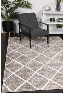 Kelly Diamond Pattern Trellis Rug