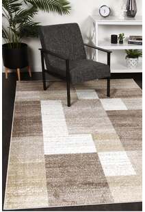 Kelly Geometric Abstract Rug