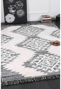 Kevin Moroccan Fringed Tribal Rug
