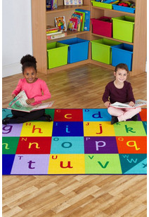 Kids Alphabet Coloured Rug