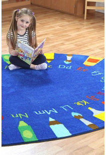 Kids Alphabet Pencil Rug