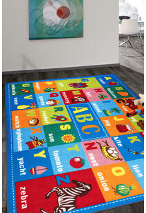 Kids Alphabet Pictures Rug