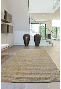 Loft Hand Loomed Beige Jute Rug