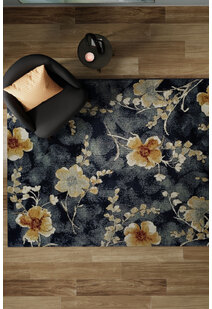 Leila Contemporary Floral Rug