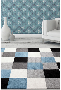 Lilly Sqaure Pattern Rug