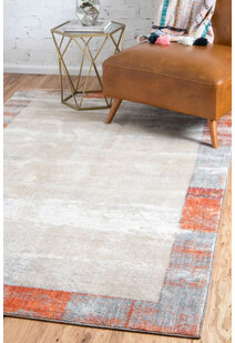 Lisa Contemporary Border Rug