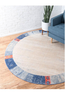 Lisa Contemporary Border Rug