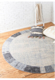Lisa Contemporary Border Rug
