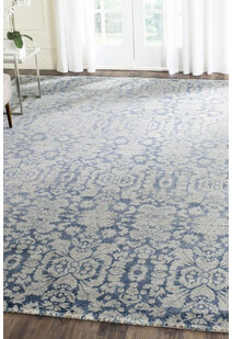 London Classic Blue Floral Rug