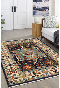 Leah Classic Medallion Wool Rug