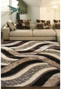 Logan Modern Wavy Shaggy Rug
