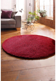 Levis Round Shaggy Rug