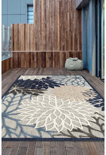 Miko Indoor/Outdoor Floral Rug