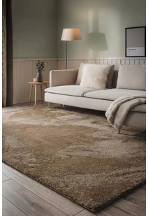 Mojito Plain Brown Shaggy Rug