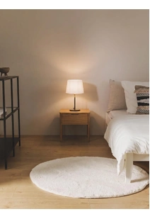 Mojito Plain White Shaggy Rug