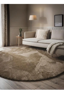 Mojito Plain Brown Shaggy Rug