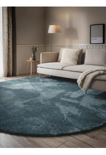 Mojito Plain Blue Shaggy Rug