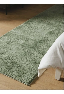 Mojito Plain Green Shaggy Rug