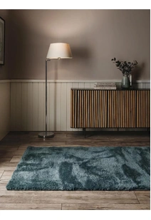 Mojito Plain Blue Shaggy Rug