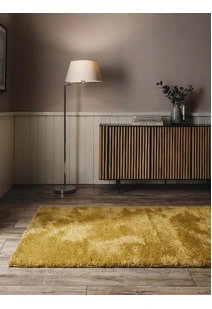 Mojito Plain Yellow Shaggy Rug