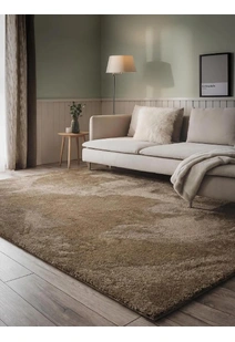 Mojito Plain Brown Shaggy Rug