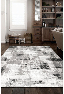 Morris Grey Contemporary Rug